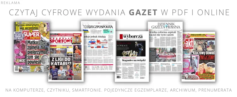 Czytaj gazety w PDF Czytaj prasę w PDF